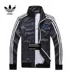 homme adidas vestes nouvelles promotions exquis mode casual blanc noir